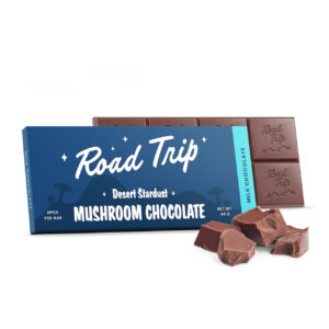 Road Trip Magic Mushroom Chocolate Bar – Milk Chocolate Functional Edible for Mood and Focus