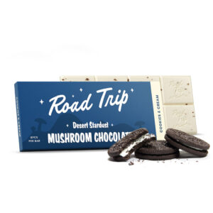 Road Trip Mushroom Chocolate Cookies & Cream – Legal Functional Edible for Mood and Focus