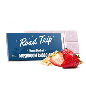 Road Trip Mushroom Chocolate Strawberry Crunch – Legal Functional Edible for Mood and Focus