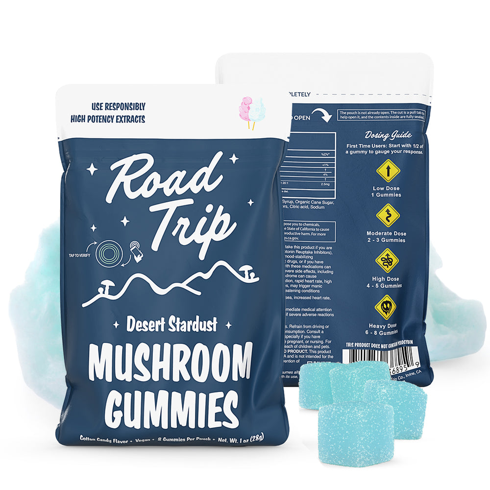 Road Trip Mushroom Gummies Cotton Candy – Legal Functional Edibles for Mood and Focus Road Trip Mushroom Gummies Cotton Candy – Legal Functional Edibles for Mood and Focus