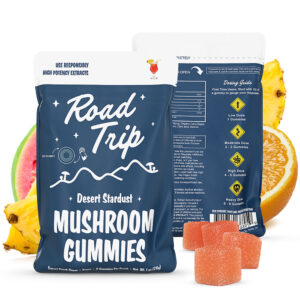 Road Trip Mushroom Gummies Sunset Punch – Legal Functional Edibles for Mood and Focus