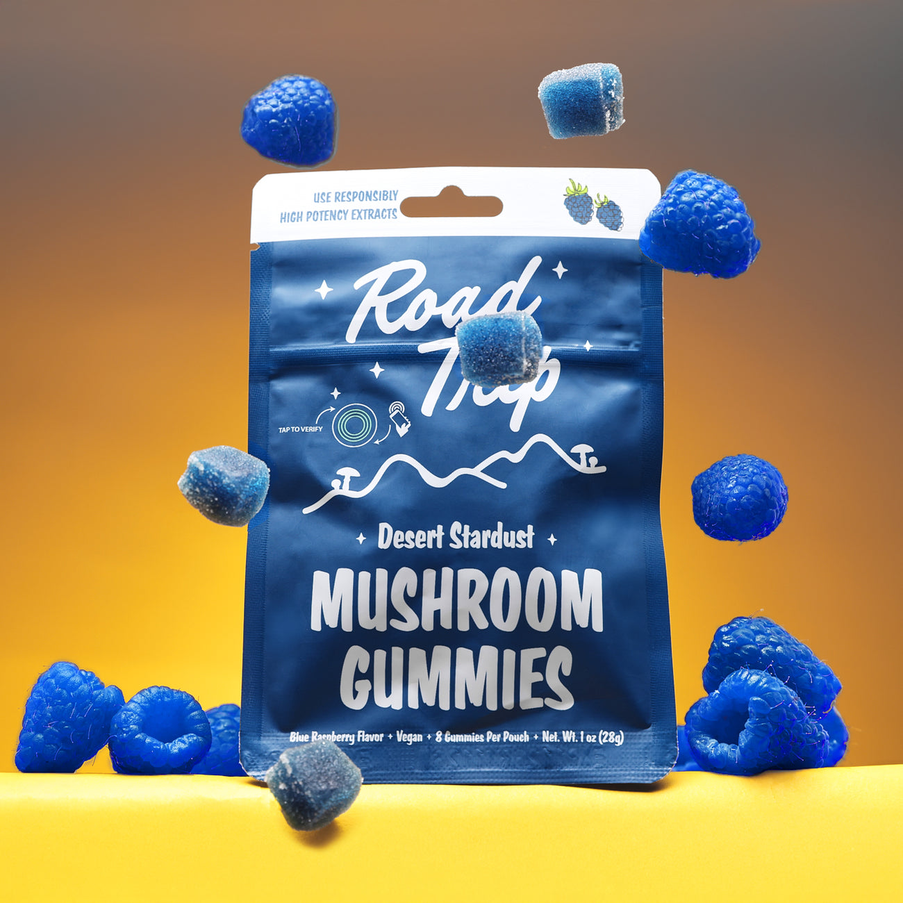 Road Trip Mushroom Gummies Blue Raspberry – Legal Functional Edibles for Mood and Focus Road Trip Mushroom Gummies Blue Raspberry – Legal Functional Edibles for Mood and Focus